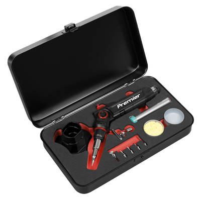 Sealey AK2971 Butane Indexing Soldering Iron Kit 3 - in - 1 - AK2971 - Sealey Tools UK - Trade Counter Direct