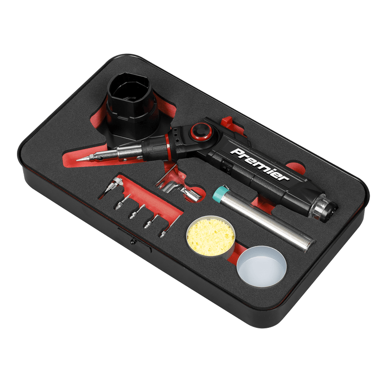 Sealey AK2971 Butane Indexing Soldering Iron Kit 3 - in - 1 - AK2971 - Sealey Tools UK - Trade Counter Direct