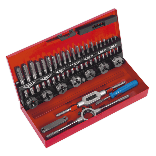 Sealey AK3015 Tap & Die Set 32pc Split Dies - Metric - AK3015 - Sealey Tools UK - Trade Counter Direct