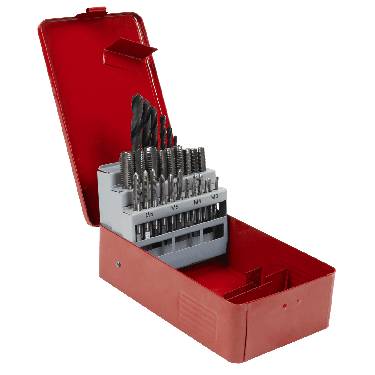 Sealey AK3023 28pc Tap & Drill Bit Set - Metric - AK3023 - Sealey Tools UK - Trade Counter Direct