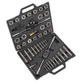 Sealey AK303IMP Tap & Die Set 45pc Split Dies Imperial - AK303IMP - Sealey Tools UK - Trade Counter Direct