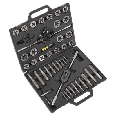 Sealey AK303IMP Tap & Die Set 45pc Split Dies Imperial - AK303IMP - Sealey Tools UK - Trade Counter Direct