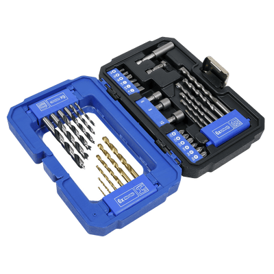 Sealey AK3735 Drill & Bit Accessory Set 35pc - AK3735 - Sealey Tools UK - Trade Counter Direct