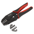 Sealey AK3857 Ratchet Crimping Tool Interchangeable Jaws - AK3857 - Sealey Tools UK - Trade Counter Direct
