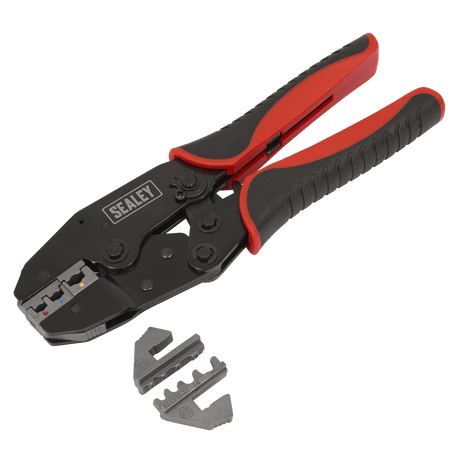 Sealey AK3857 Ratchet Crimping Tool Interchangeable Jaws - AK3857 - Sealey Tools UK - Trade Counter Direct