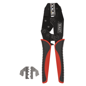 Sealey AK3857 Ratchet Crimping Tool Interchangeable Jaws - AK3857 - Sealey Tools UK - Trade Counter Direct