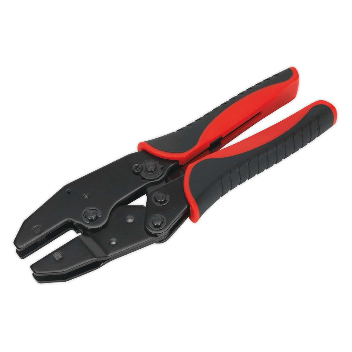 Sealey AK3858COMBO Ratchet Crimping Tool with Jaws and Storage Case - AK3858COMBO - Sealey Tools UK - Trade Counter Direct