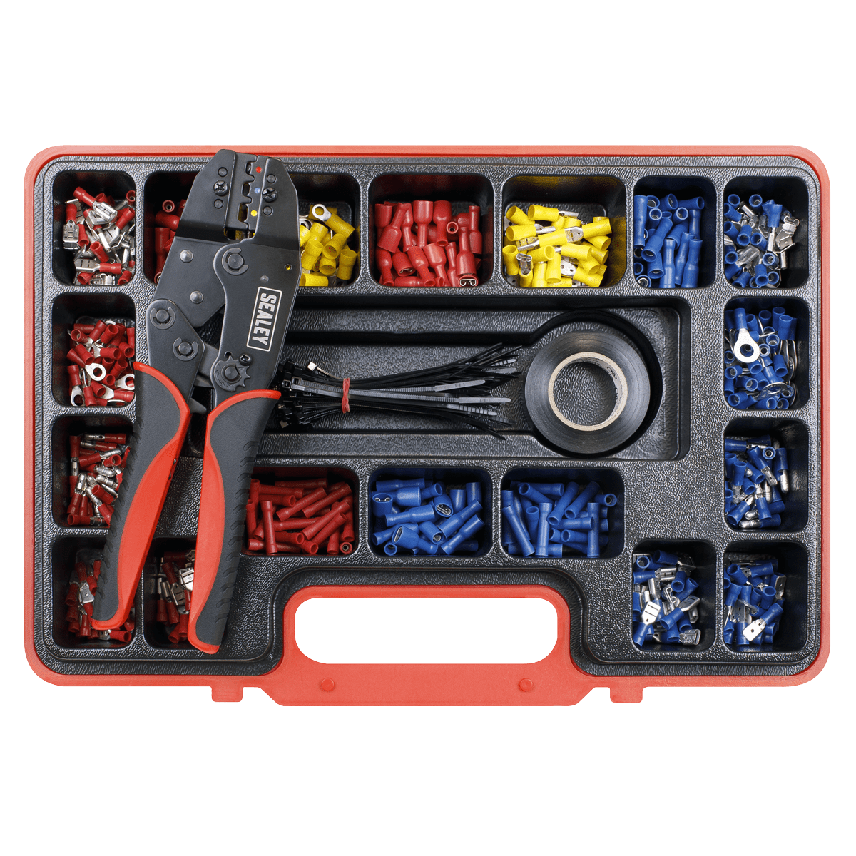 Sealey AK386 Ratchet Crimping Tool Kit 552pc - AK386 - Sealey Tools UK - Trade Counter Direct