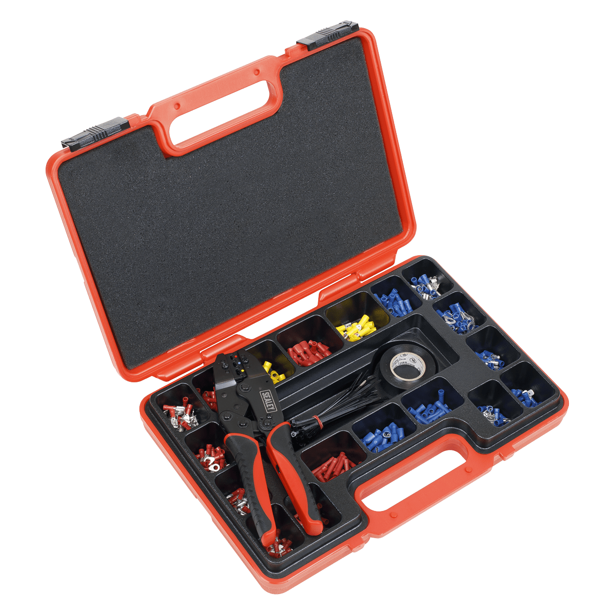 Sealey AK386 Ratchet Crimping Tool Kit 552pc - AK386 - Sealey Tools UK - Trade Counter Direct