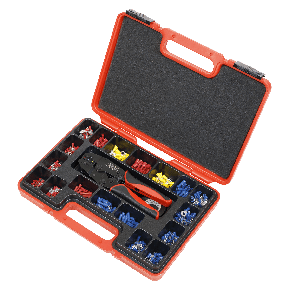 Sealey AK386 Ratchet Crimping Tool Kit 552pc - AK386 - Sealey Tools UK - Trade Counter Direct
