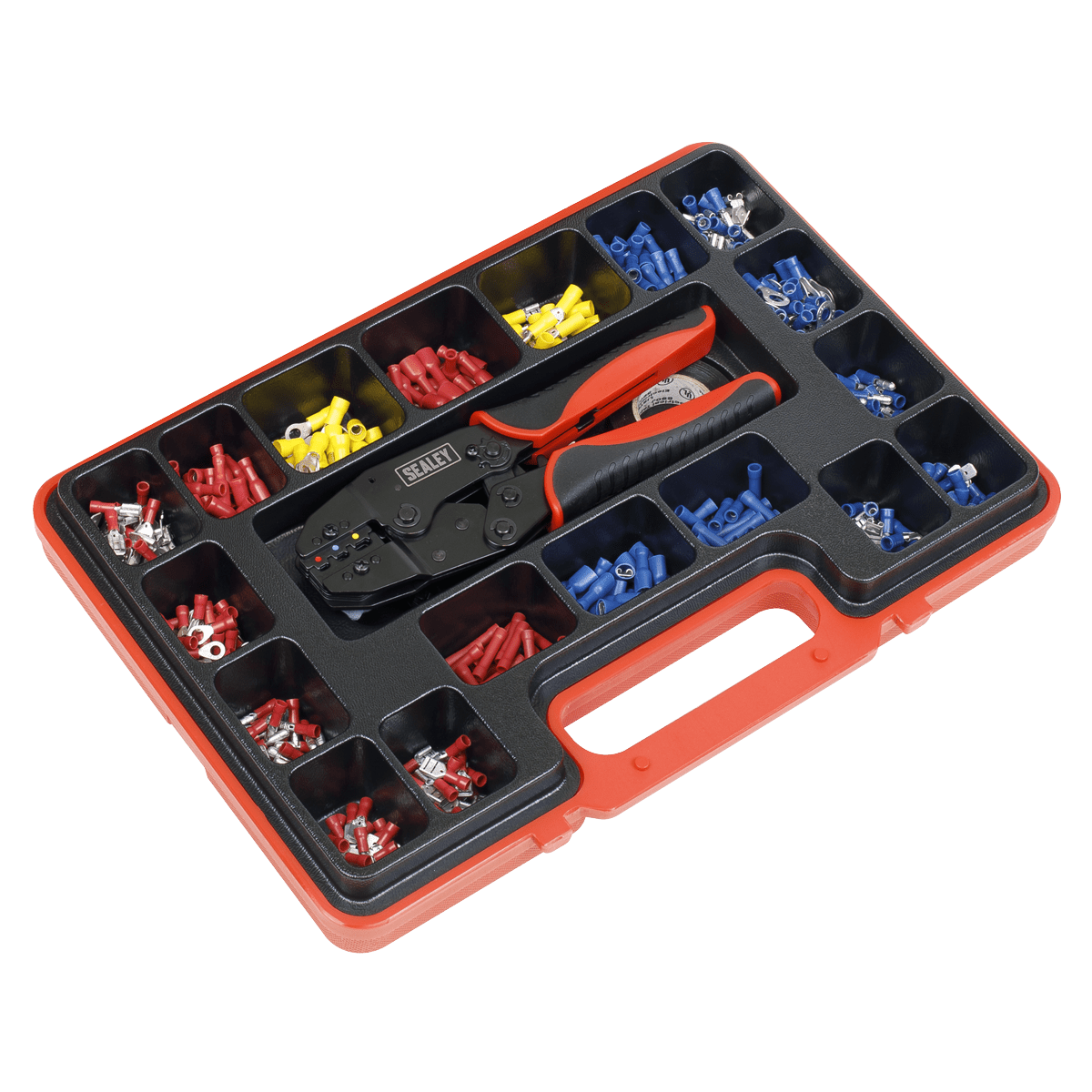 Sealey AK386 Ratchet Crimping Tool Kit 552pc - AK386 - Sealey Tools UK - Trade Counter Direct