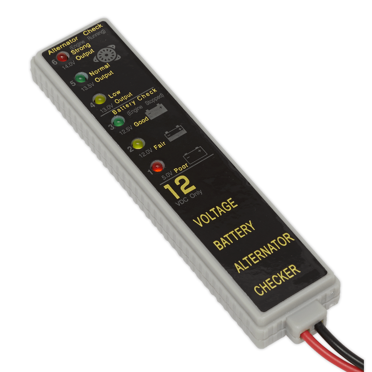 Sealey AK400 LED Battery & Alternator Tester 12V - AK400 - Sealey Tools UK - Trade Counter Direct