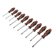 Sealey AK4324 Screwdriver Set 10pc TRX - Star* GripMAX® - Red - AK4324 - Sealey Tools UK - Trade Counter Direct
