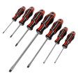 Sealey AK4325 Screwdriver Set 7pc GripMAX® - Red - AK4325 - Sealey Tools UK - Trade Counter Direct