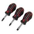 Sealey AK4328 Screwdriver Set 3pc GripMAX® Stubby - AK4328 - Sealey Tools UK - Trade Counter Direct