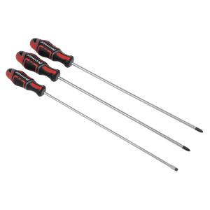 Sealey AK4372 GripMAX® Screwdriver Set Long 3pc - AK4372 - Sealey Tools UK - Trade Counter Direct