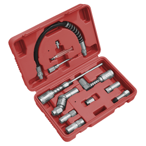 Sealey AK4482 Grease Gun Adaptor Kit 12pc - AK4482 - Sealey Tools UK - Trade Counter Direct