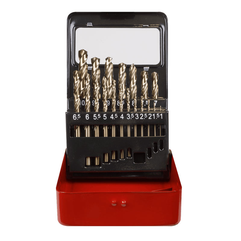 Sealey AK4701 HSS Cobalt Fully Ground Drill Bit Set 19pc - AK4701 - Sealey Tools UK - Trade Counter Direct