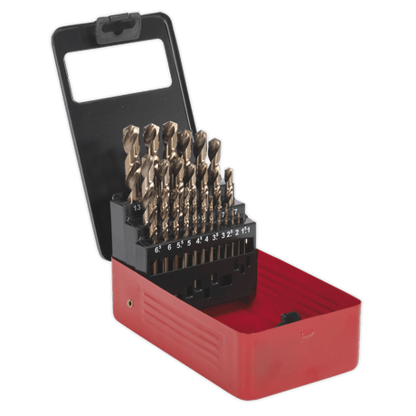 Sealey AK4702 HSS Cobalt Split Point Fully Ground Drill Bit Set 25pc Metric - AK4702 - Sealey Tools UK - Trade Counter Direct