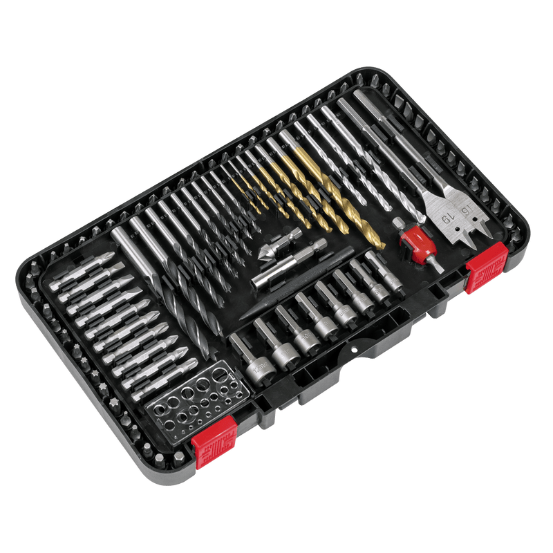 Sealey AK47104 Drill & Bit Accessory Set 104pc - AK47104 - Sealey Tools UK - Trade Counter Direct