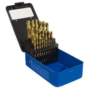 Sealey AK4725 HSS Fully Ground Drill Bit Set 25pc DIN 338 Metric - AK4725 - Sealey Tools UK - Trade Counter Direct