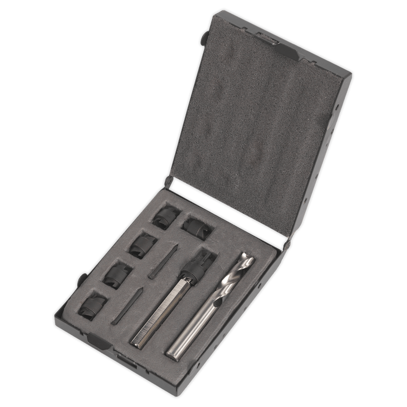 Sealey AK4730 Spot Weld Cutter & Drill Bit Set 10mm 9pc - AK4730 - Sealey Tools UK - Trade Counter Direct