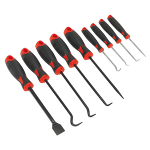 Sealey AK5209 Scraper & Hook Set 9pc - AK5209 - Sealey Tools UK - Trade Counter Direct