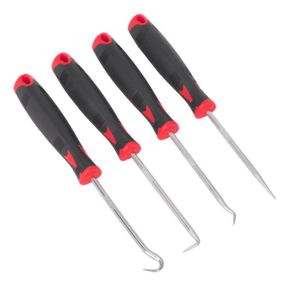 Sealey AK5214 Mini Hook & Pick Set 4pc - AK5214 - Sealey Tools UK - Trade Counter Direct