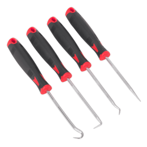 Sealey AK5214 Mini Hook & Pick Set 4pc - AK5214 - Sealey Tools UK - Trade Counter Direct