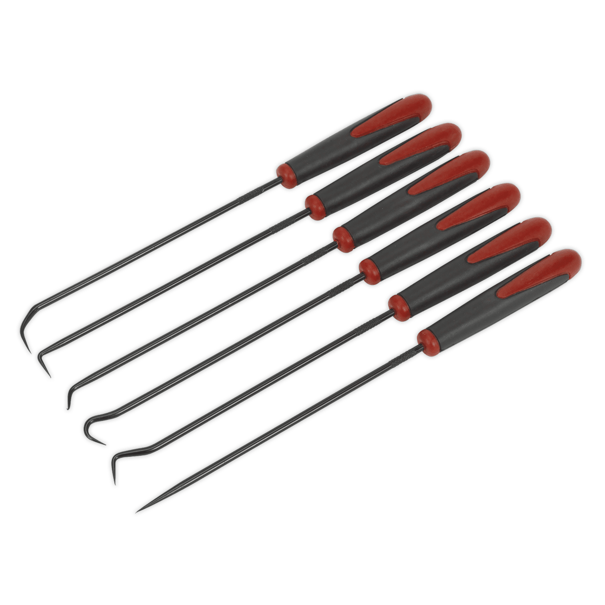 Sealey AK5215 6pc Extra - Long Pick & Hook Set - AK5215 - Sealey Tools UK - Trade Counter Direct