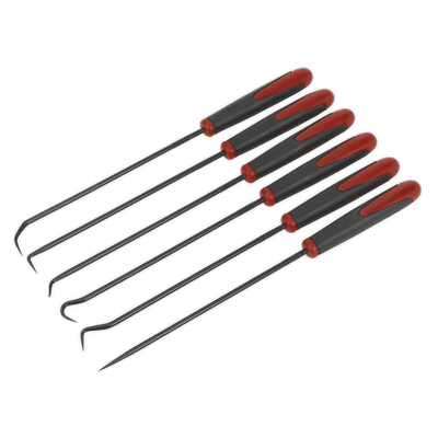 Sealey AK5215 6pc Extra - Long Pick & Hook Set - AK5215 - Sealey Tools UK - Trade Counter Direct