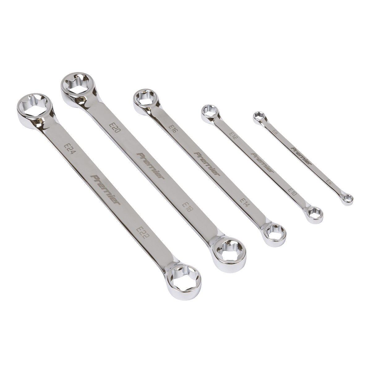 Sealey AK5481 TRX - Star* Double End Spanner Set 5pc - AK5481 - Sealey Tools UK - Trade Counter Direct