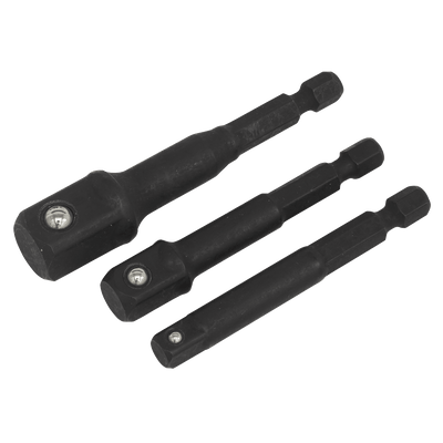 Sealey AK5521 Impact Socket Adaptor Set 3pc - AK5521 - Sealey Tools UK - Trade Counter Direct