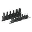 Sealey AK5584 TRX - Star* Socket Bit Set 13pc 1/4" & 3/8"Sq Drive - AK5584 - Sealey Tools UK - Trade Counter Direct