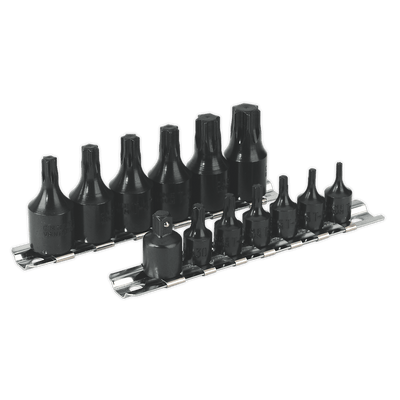 Sealey AK5584 TRX - Star* Socket Bit Set 13pc 1/4" & 3/8"Sq Drive - AK5584 - Sealey Tools UK - Trade Counter Direct