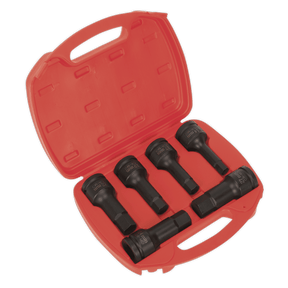 Sealey AK5586 Impact Hex Socket Bit Set 6pc 3/4"Sq Drive - AK5586 - Sealey Tools UK - Trade Counter Direct