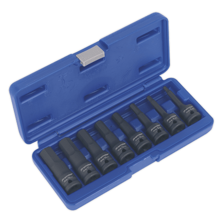 Sealey AK5601 Impact Hex Socket Bit Set 8pc 1/2"Sq Drive - AK5601 - Sealey Tools UK - Trade Counter Direct