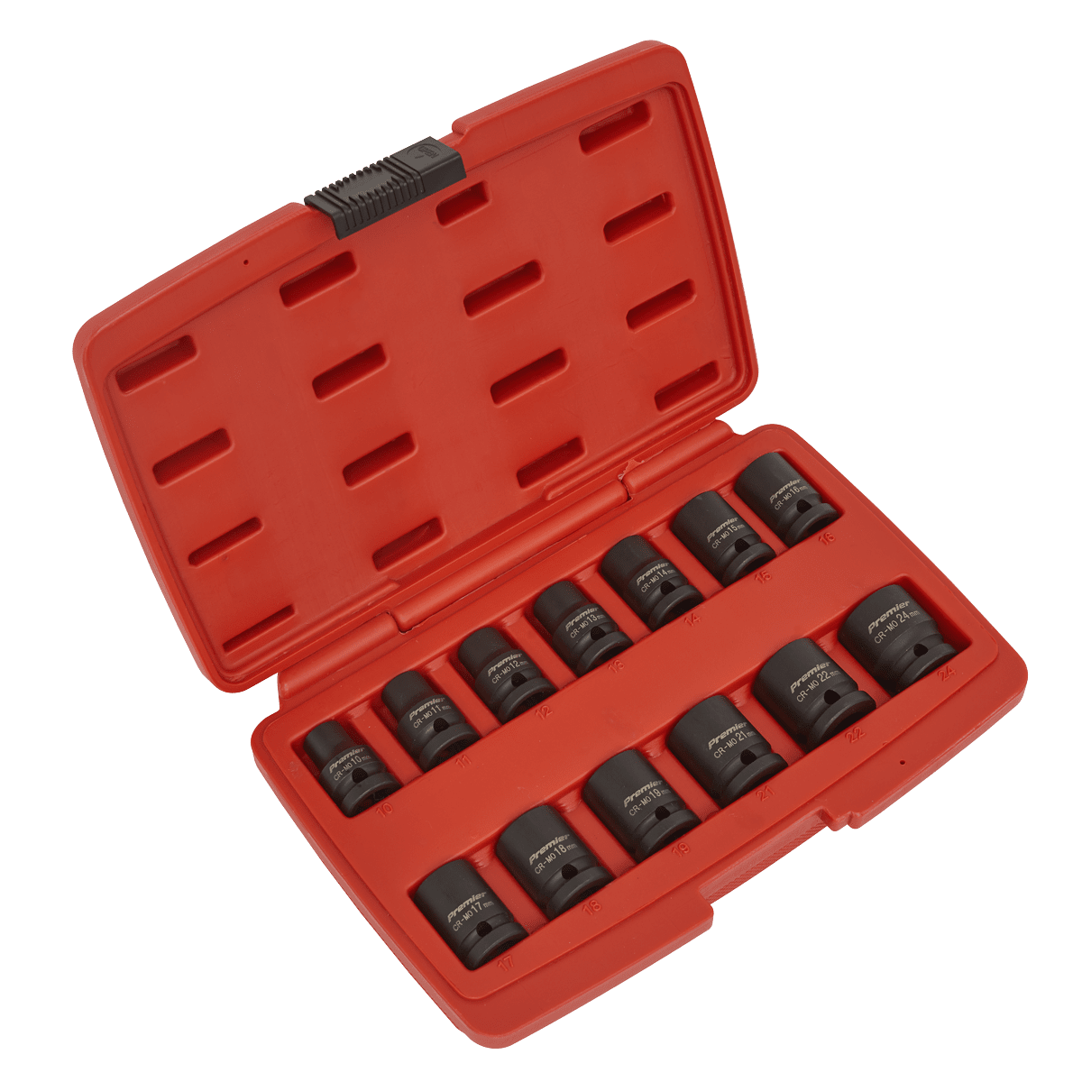 Sealey AK5614M Impact Socket Set 13pc 1/2"Sq Drive 12pt - AK5614M - Sealey Tools UK - Trade Counter Direct