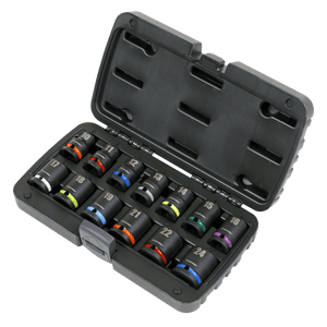 Sealey AK5617M Impact Socket Set 13pc 1/2"Sq Drive Metric - AK5617M - Sealey Tools UK - Trade Counter Direct