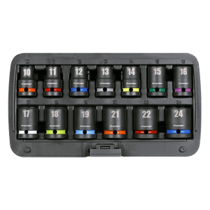 Sealey AK5617M Impact Socket Set 13pc 1/2"Sq Drive Metric - AK5617M - Sealey Tools UK - Trade Counter Direct