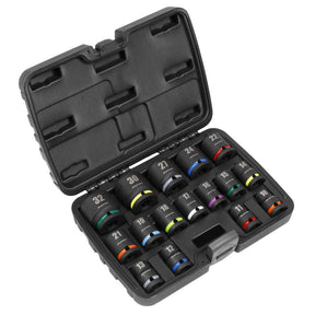 Sealey AK5625M Impact Socket Set 16pc 1/2" Sq Drive - AK5625M - Sealey Tools UK - Trade Counter Direct