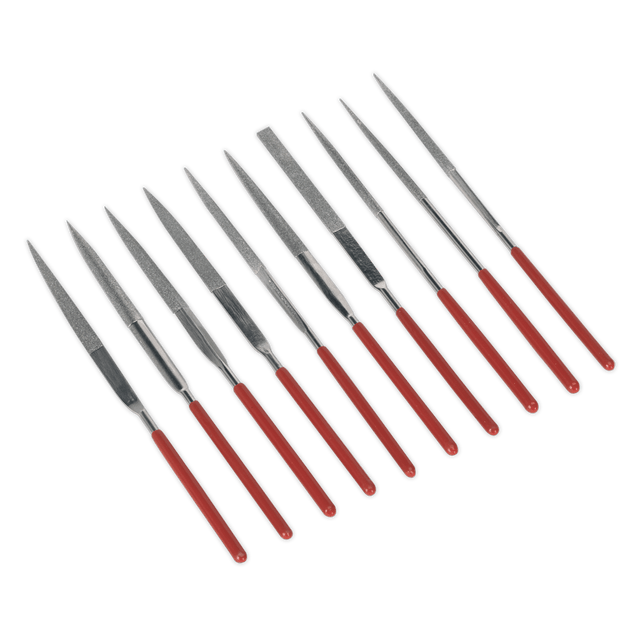Sealey AK577 Diamond Needle File Set 10pc - AK577 - Sealey Tools UK - Trade Counter Direct