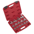Sealey AK59891 Crow's Foot Open - End Spanner Set 15pc 3/8"Sq Drive Metric - AK59891 - Sealey Tools UK - Trade Counter Direct