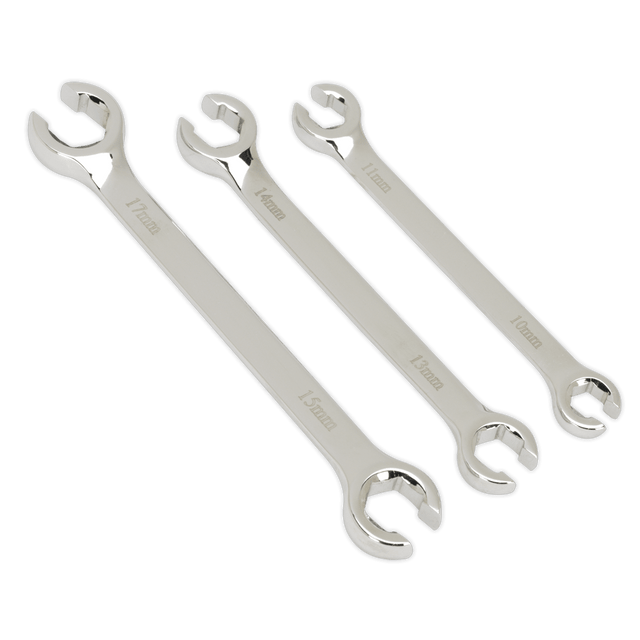 Sealey AK600 Flare Nut Spanner Set 3pc Metric - AK600 - Sealey Tools UK - Trade Counter Direct