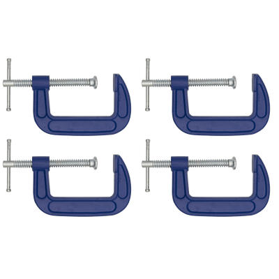 Sealey AK60034 G-Clamp Set 75mm 4pc - AK60034 - Sealey Tools UK - Trade Counter Direct