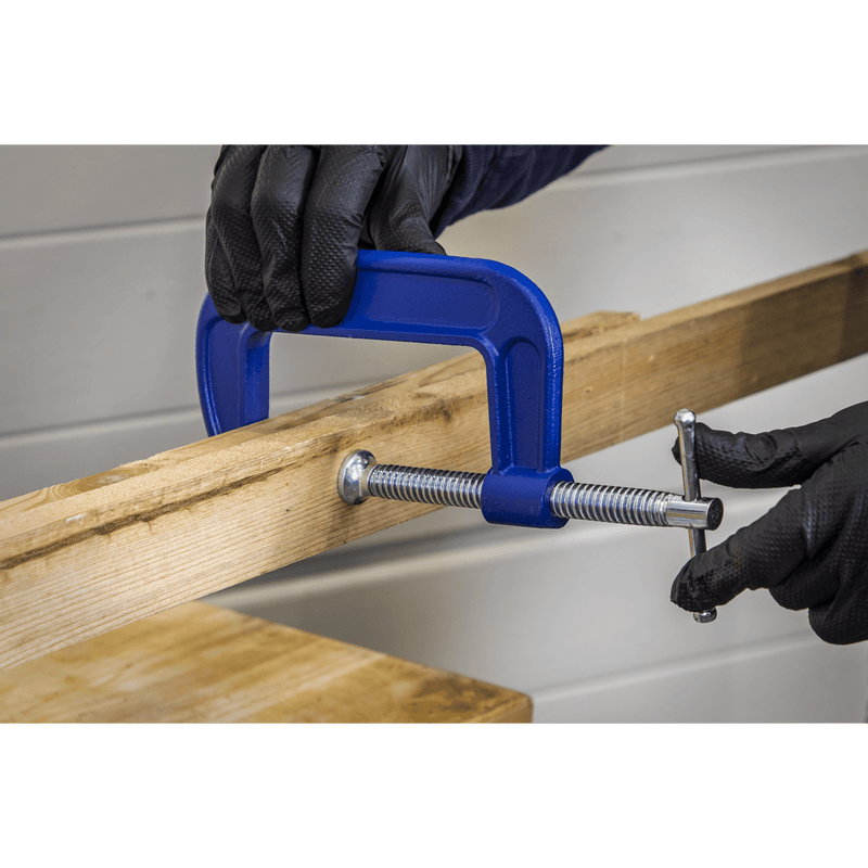 Sealey AK6004 G-Clamp 100mm - AK6004 - Sealey Tools UK - Trade Counter Direct