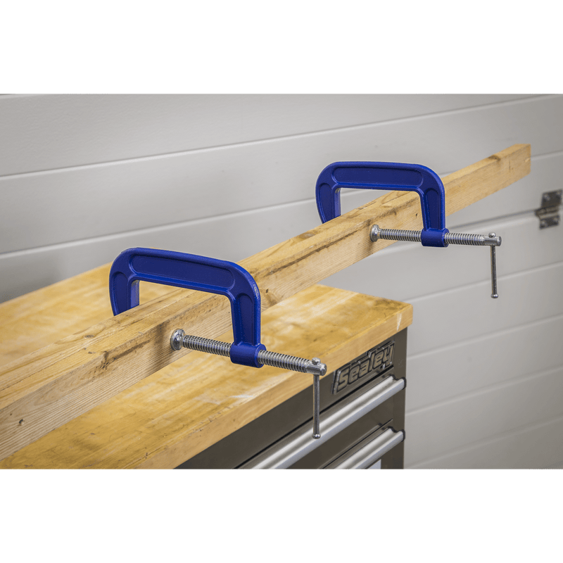 Sealey AK6004 G-Clamp 100mm - AK6004 - Sealey Tools UK - Trade Counter Direct