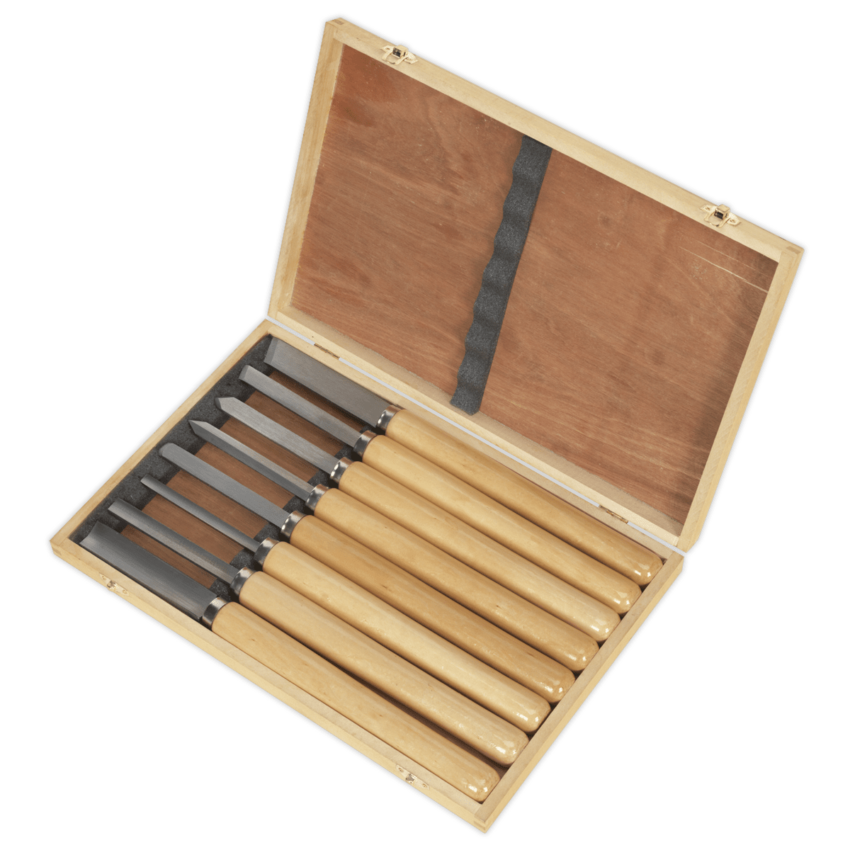 Sealey AK60/8 8pc Wood Turning Chisel Set - AK60/8 - Sealey Tools UK - Trade Counter Direct