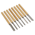 Sealey AK60/8 8pc Wood Turning Chisel Set - AK60/8 - Sealey Tools UK - Trade Counter Direct