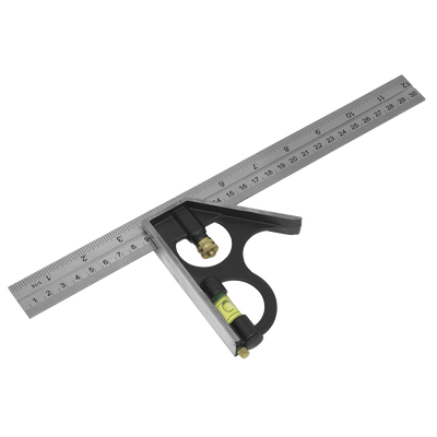 Sealey AK6095 Combination Square 300mm - AK6095 - Sealey Tools UK - Trade Counter Direct
